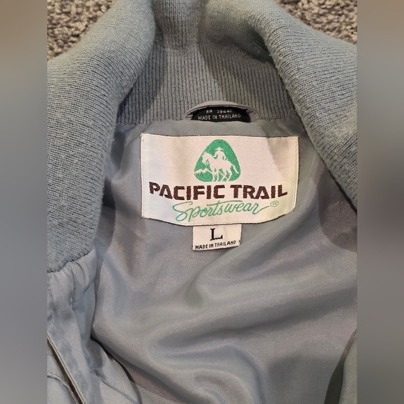 Pacific Trail Sportswear Bomber Jacket Vintage 90s- Size Large - Picture 4 of 6